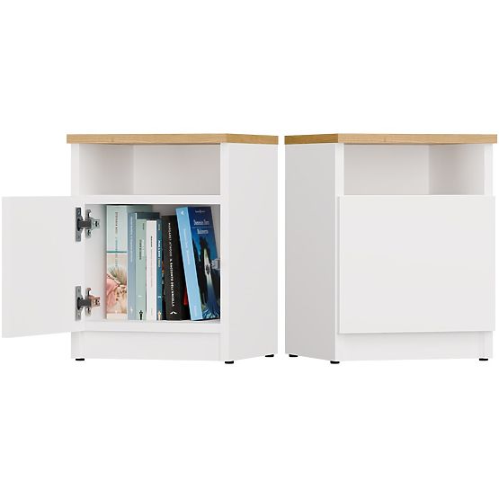 GALAX 30/1D ÉJJELISZEKRÉNY FEHÉR-ARTISAN