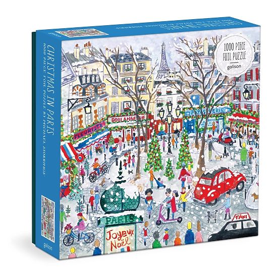 Galison Fólia puzzle Michael Storrings Karácsonyi Párizs 1000 darab