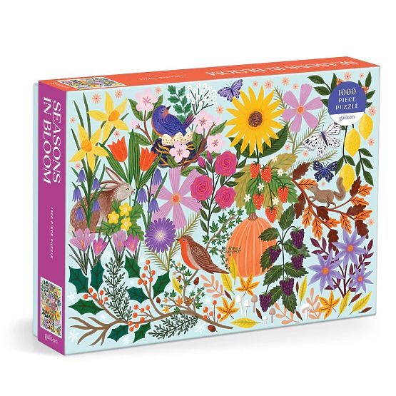 Galison Puzzle Évszakok virágokban 1000 darab