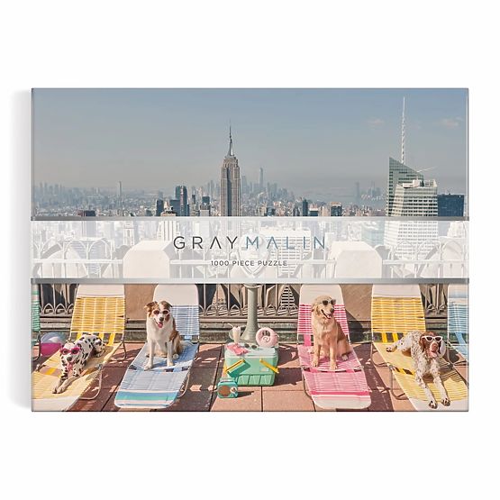 Galison Puzzle Kutyák New Yorkban Gray Malin 1000 darab