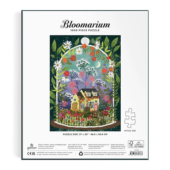 Galison Puzzle Virágzó kert Joy Laforme 1000 darab