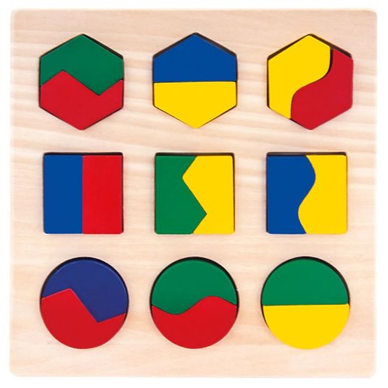 Geometriai puzzle FORMÁK ÉS SZÍNEK