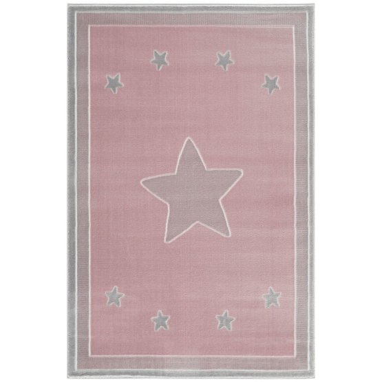 Childrens szőnyeg Princess Star- rózsaszín