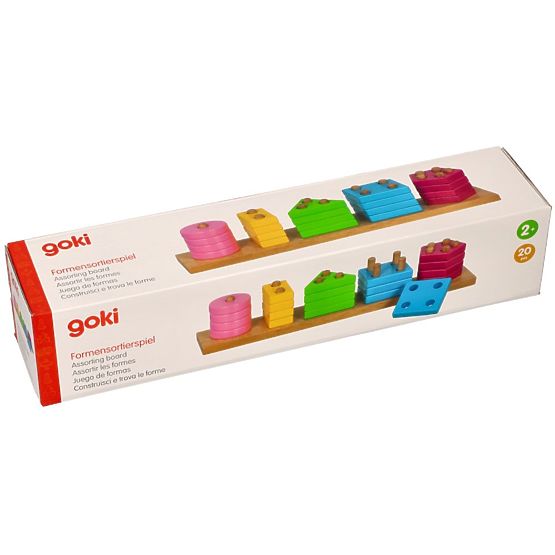 Goki fa puzzle - formák felismerése