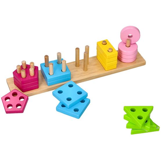 Goki fa puzzle - formák felismerése