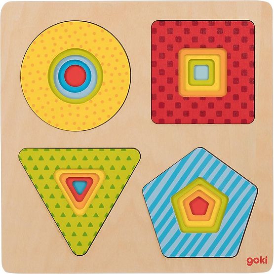 Goki réteges geometriai puzzle
