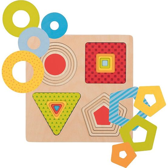 Goki réteges geometriai puzzle