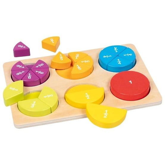 Goki Törtek Tanulása Puzzle a számolás tanulásához
