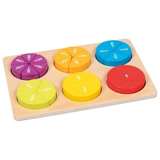 Goki Törtek Tanulása Puzzle a számolás tanulásához