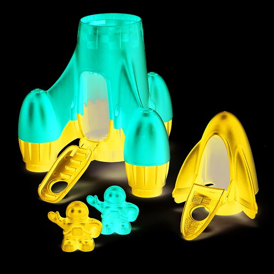 Green Toys Rakéta kék