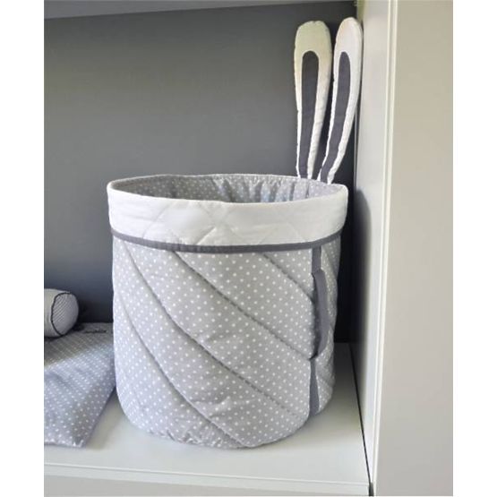 Gyerek 3-részes ágynemű szett - szürke