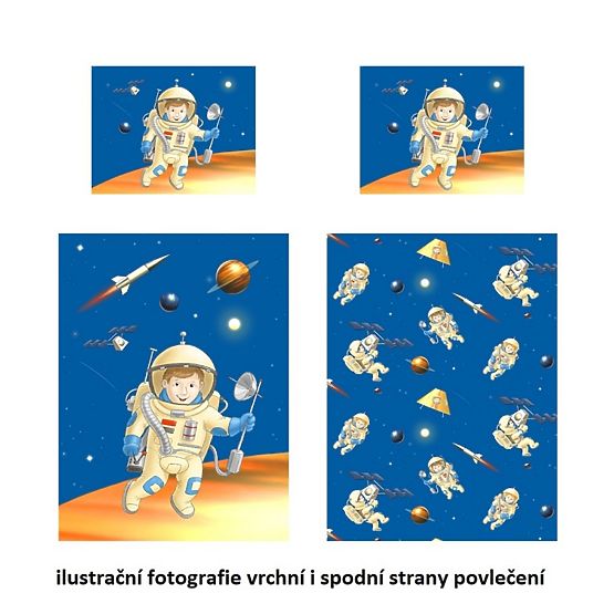 Gyerek ágynemű Matějovský - űrhajós