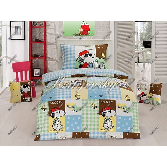 Gyerek ágyneműhuzat - Snoopy - Happy Day
