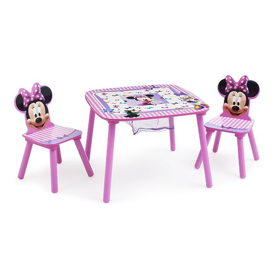 Gyerek asztal székekkel - Minnie egér