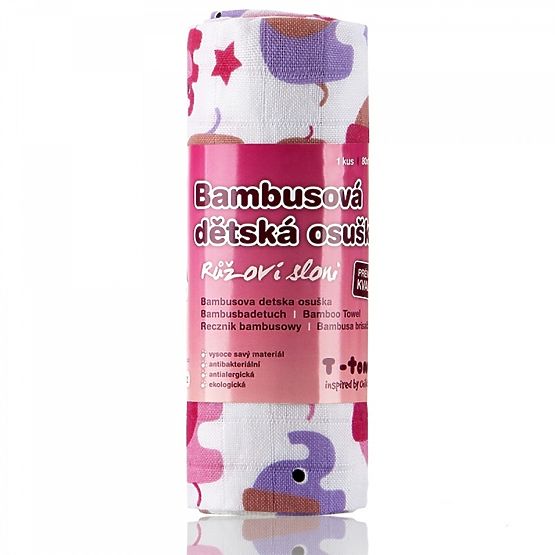 Gyerek bambusz törölköző mintával