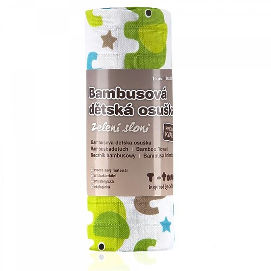 Gyerek bambusz törölköző mintával