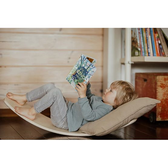 Gyerek egyensúlyozó deszka fa hinta egyensúly gyakorlat ECOTOYS