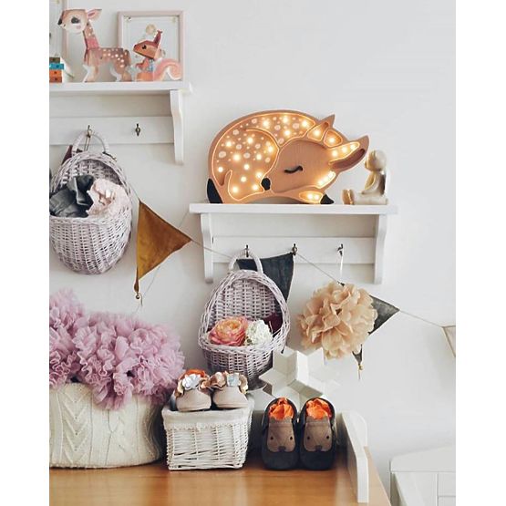 Gyerek fa lámpa - őzike