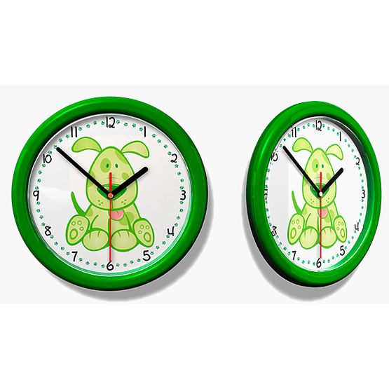 Gyerek falióra - plüss kutyus