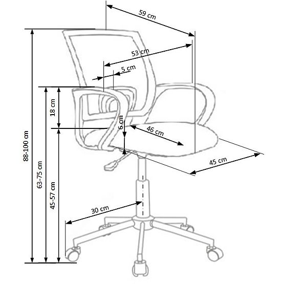 Gyermekek forgó szék Paris