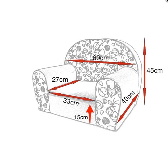 Gyerek fotel - nyuszikák