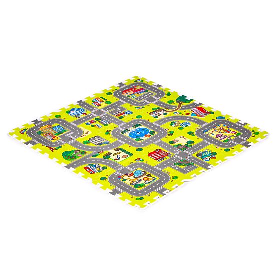 Gyerek habszivacs játszószőnyeg város 9 darab 90,5x90,5 cm IPLAY