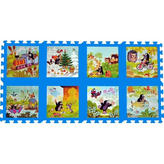 Gyerek habszivacs puzzle Kisvakond - kék