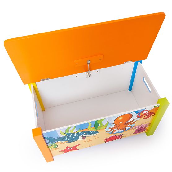Gyerek játéktároló láda - sea