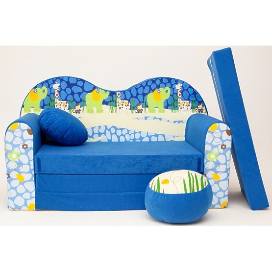 Gyerek kanapé - Blue Jungle