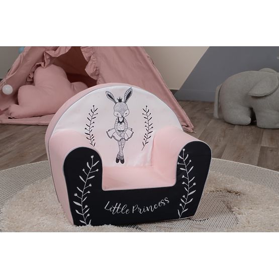 Bunny Ballerina gyerekszék - fehér-rózsaszín