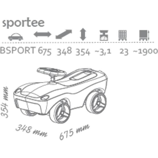 Gyerek lábbal hajtós jármű Brumee - Sportee