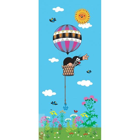 Gyerek papír fotótapéta - Kisvakond és a hőlégballon