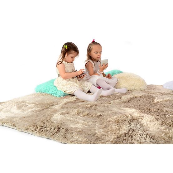 Gyerek plüss szőnyeg  - cappuccino