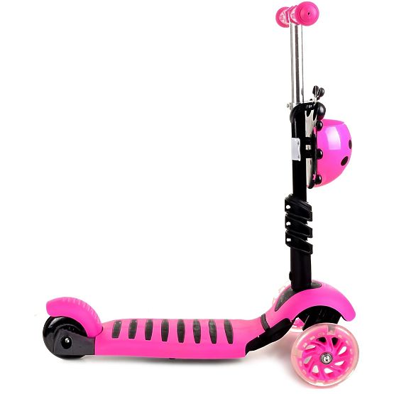Gyerek pushbike és robogó Katicabogár - rózsaszín