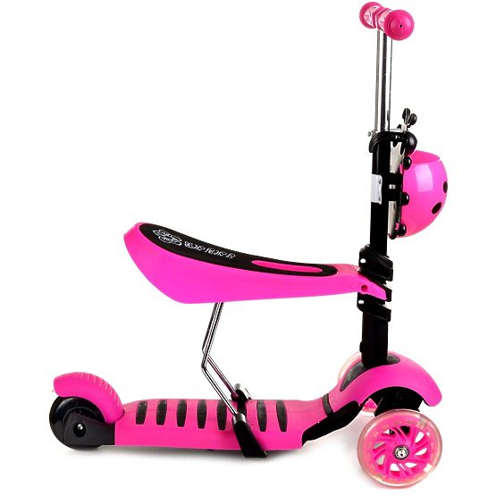 Gyerek pushbike és robogó Katicabogár - rózsaszín