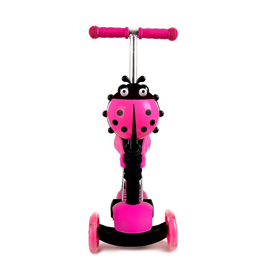 Gyerek pushbike és robogó Katicabogár - rózsaszín