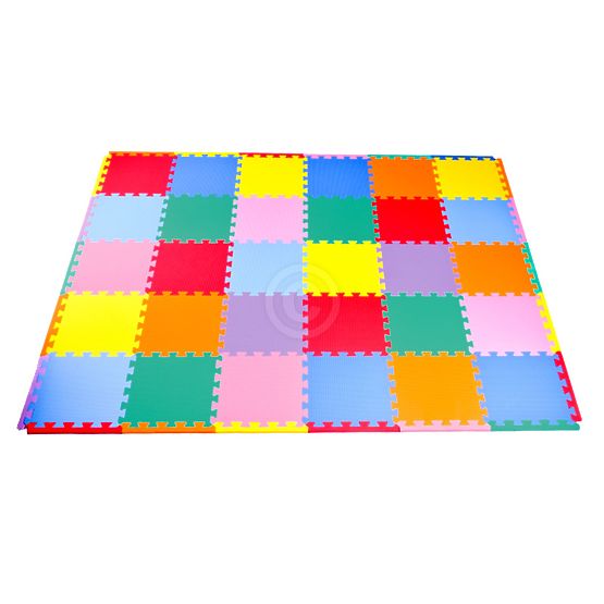 Gyerek puzzle szőnyeg - színes