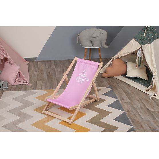Kis hercegnő strandszék - rózsaszín