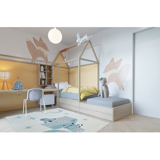 Gyerek szőnyeg FOX - krémszínű