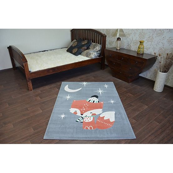 Gyerek szőnyeg FOX - szürke