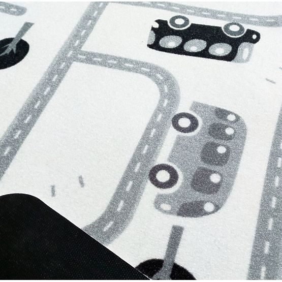 Gyerek szőnyeg - Play - fekete-fehér