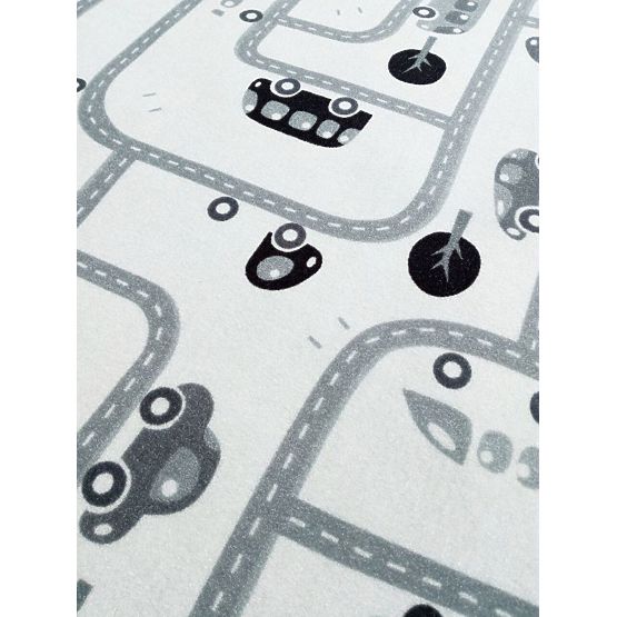 Gyerek szőnyeg - Play - fekete-fehér