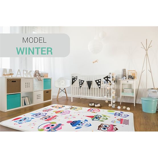 Gyerek szőnyeg SOFT OWL WINTER