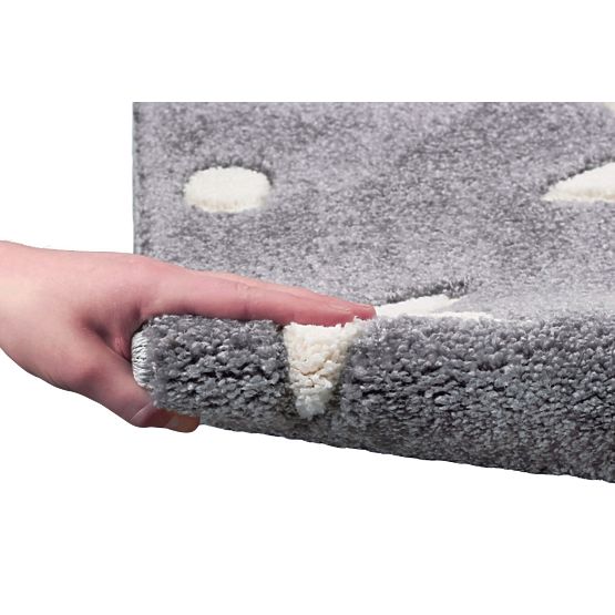 Gyerek szőnyeg STARS ezüst-szürke-fehér