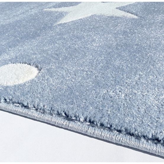 Gyerek szőnyeg STARS kék-fehér