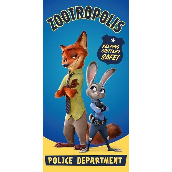 Gyerek törölköző - Zootropolis 004