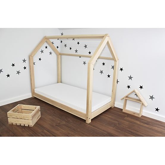 Gyerekágy házikó - natúr