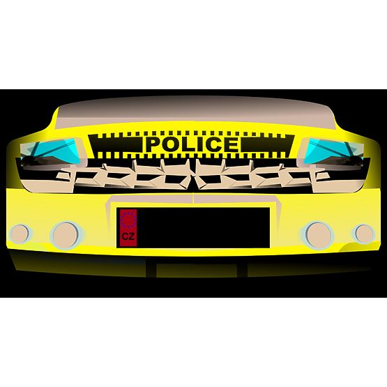 Gyerekágy - rendőrautó