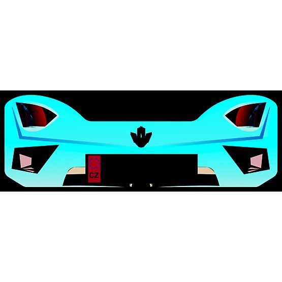 Gyerekágy - versenyautó