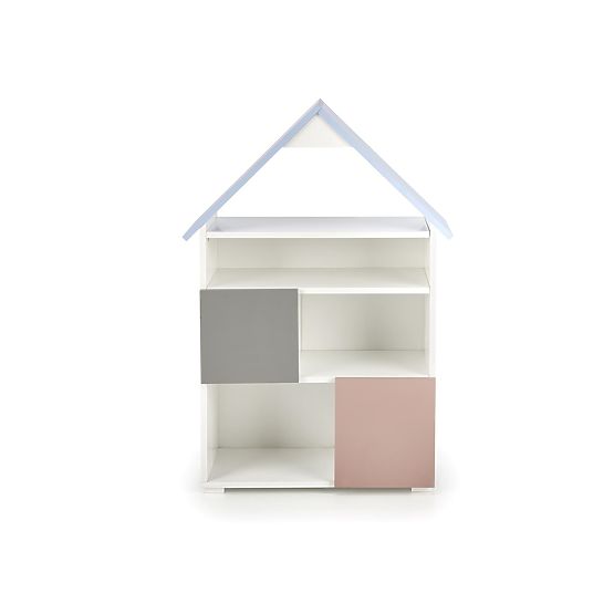 Gyerekpolc Fati háza formájú